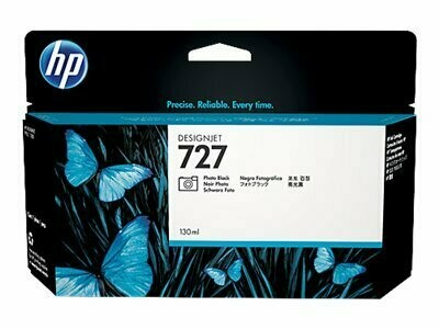 HP No. 727 130ml Photo Black Ink Cartridge HP No. 727 130ml Photo Black Ink Cartridge