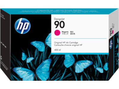 HP No. 90 Magenta Ink Cartridge (400 ml) HP No. 90 Magenta Ink Cartridge (400 ml)
