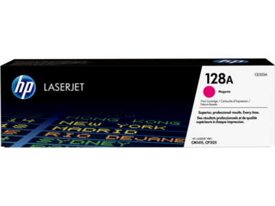 HP COLOR LJ CP1525/CM1415 MAGENTA CARTRIDGE HP STANDARD CAPACITY MAGENTA PRINT CARTRIDGE WITH COLORSPHERE TECHNOLOGY 1300 PAGE YIELD (CE323A) HP COLOR LJ CP1525/CM1415 MAGENTA CARTRIDGE HP STANDARD CAPACITY MAGENTA PRINT CARTRIDGE WITH COLORSPHERE TECHNOLOGY 1300 PAGE YIELD (CE323A)