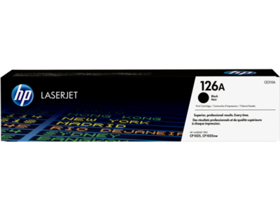HP 126A Black Original Laserjet Toner Cartridge (1200 pages) (CE310A) (CE310A)