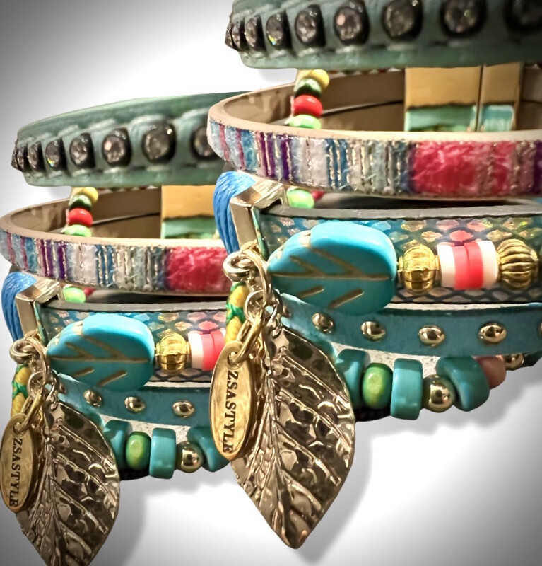 Boho Layered Cuff Bracelet