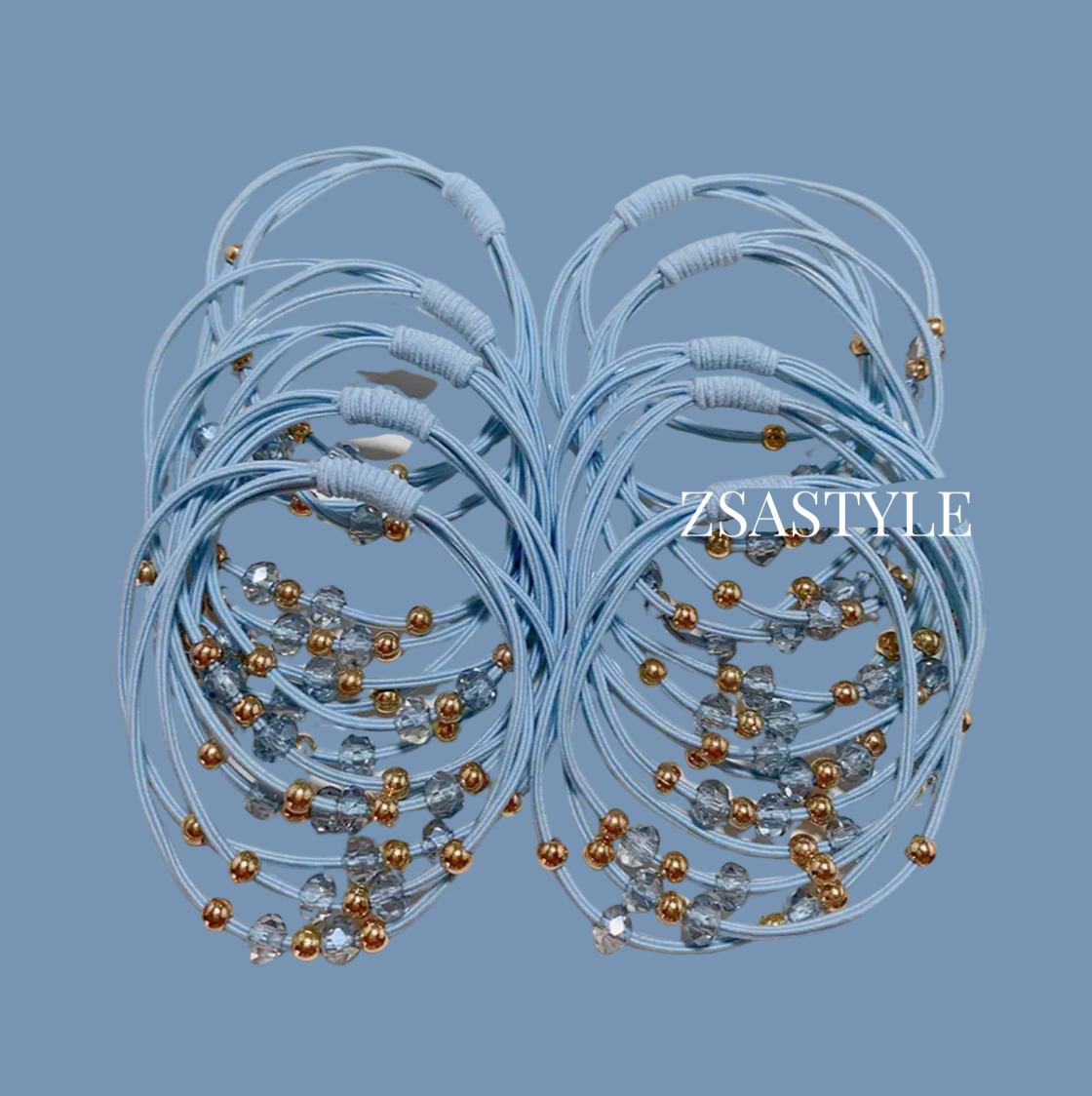Beaded Hair Band / Wristband