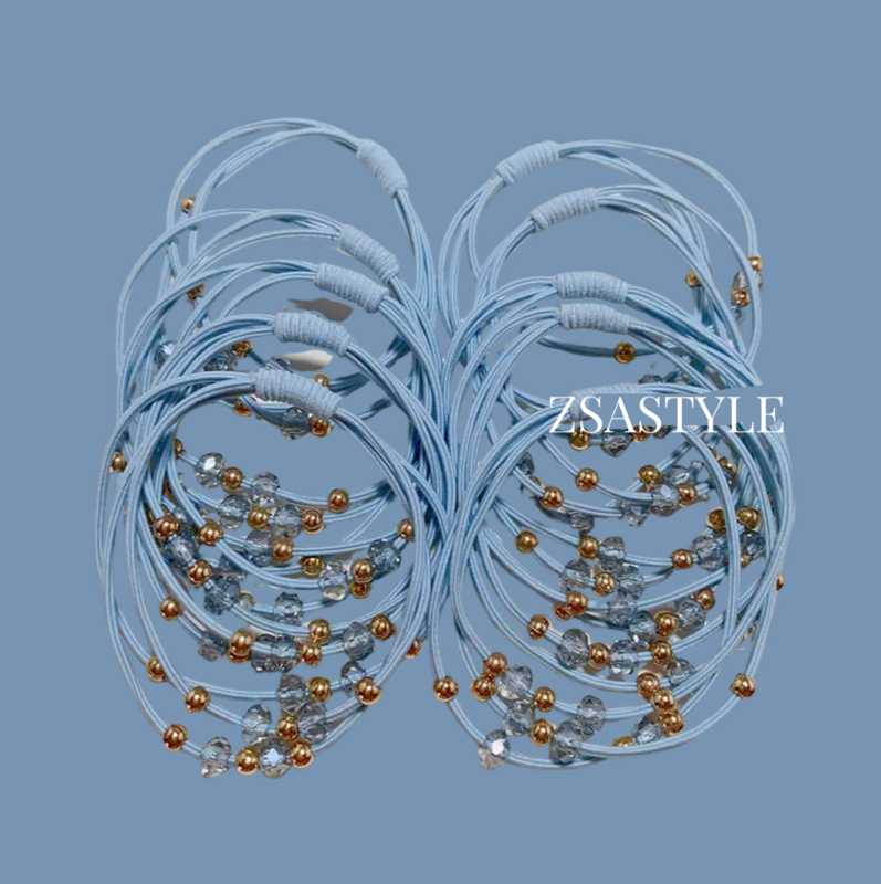 Beaded Hair Band / Wristband