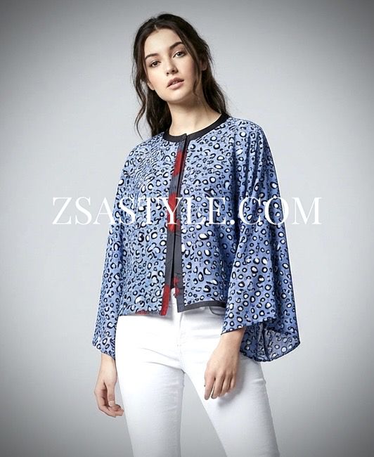 Leopard print balero kimono Leopard print balero kimono