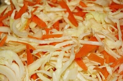 Cabbage and carrots