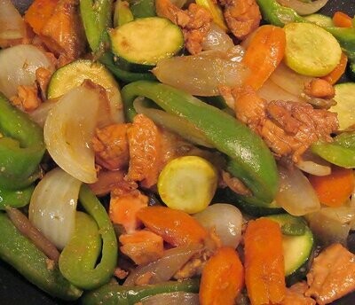 Stir-fried vegetables