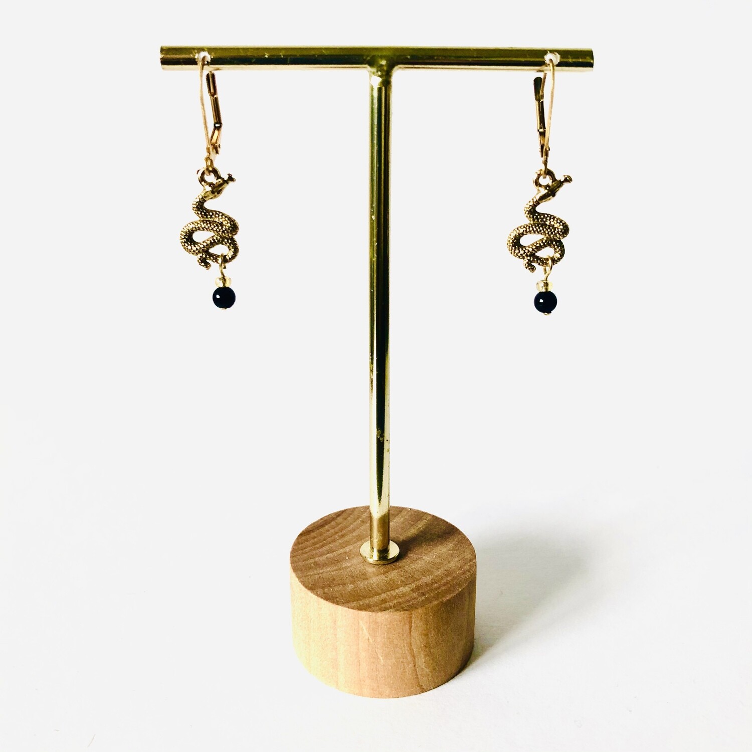 The rattle snake earrings