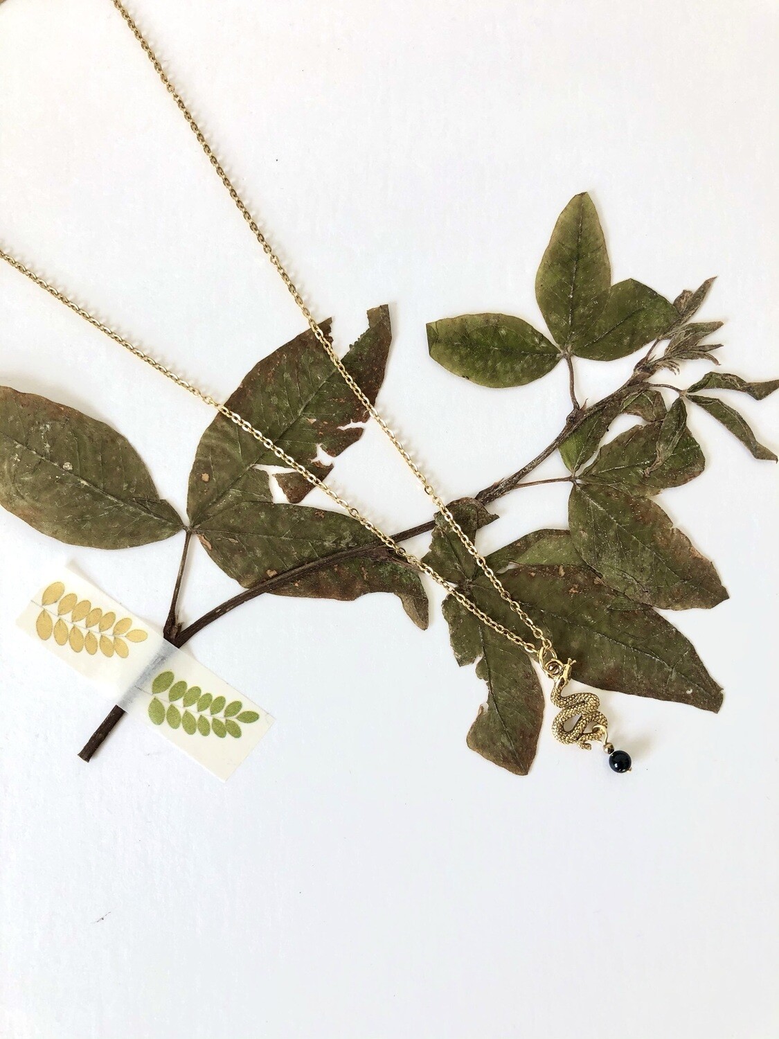 Rattle snake necklace