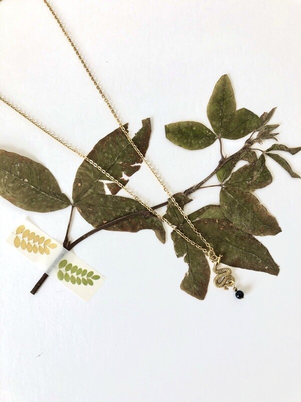Rattle snake necklace