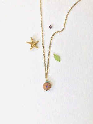Jellyfish flower necklace