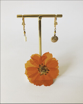 Sunflower, Ladybug & Lily Of The Valley Earrings