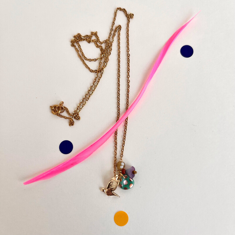 Geluksvogeltje necklace