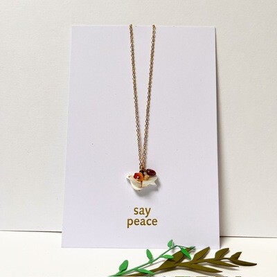 Say Peace necklace