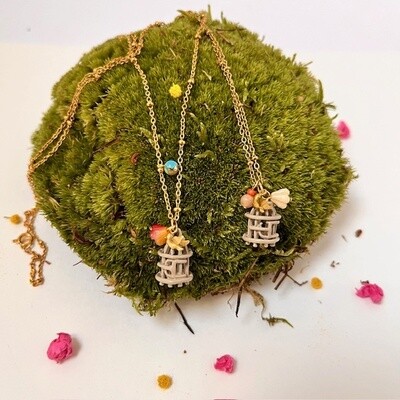 The Bird cage necklace