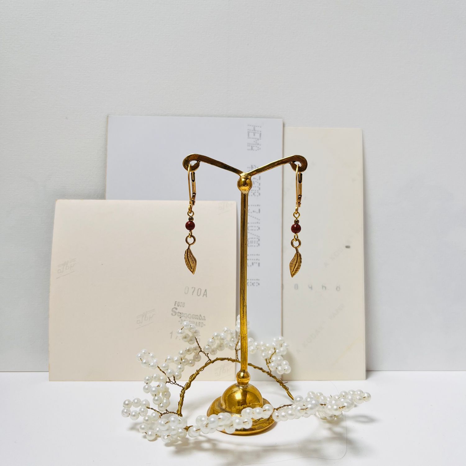 Leaf earrings