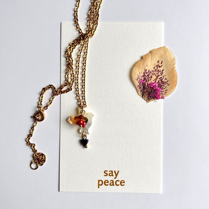Say Peace necklace