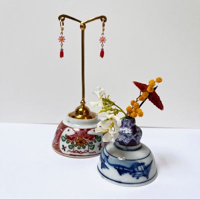 Summer flowers earrings