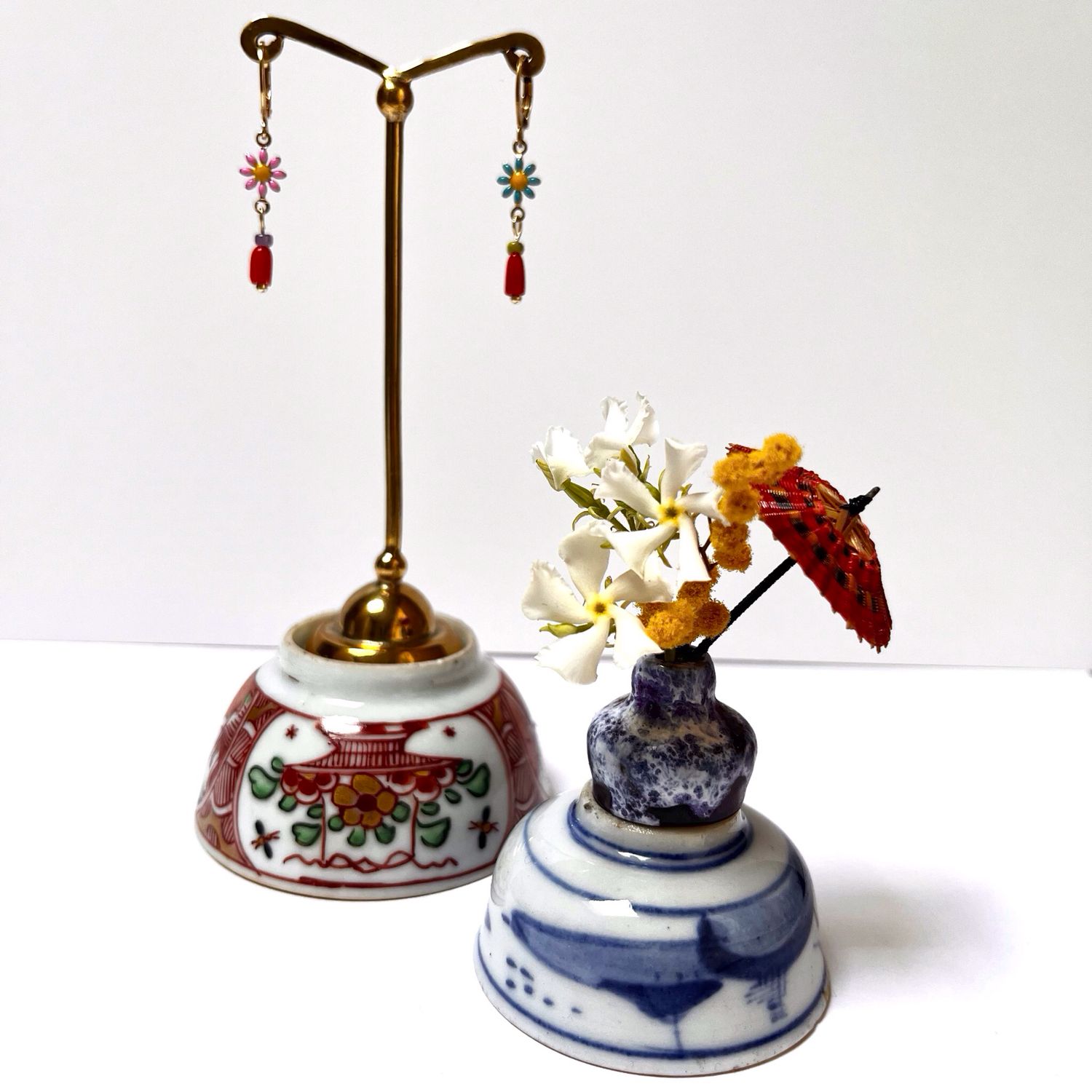 Summer flowers earrings