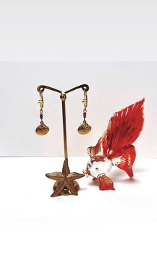 Shell &amp; petit starfish earrings
