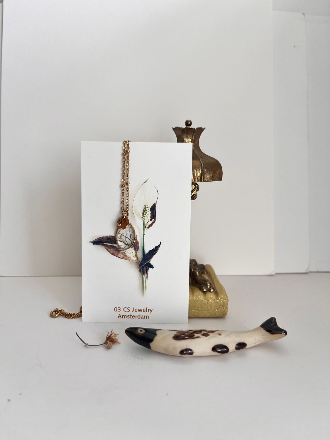 Twigs/takjes cameo necklace