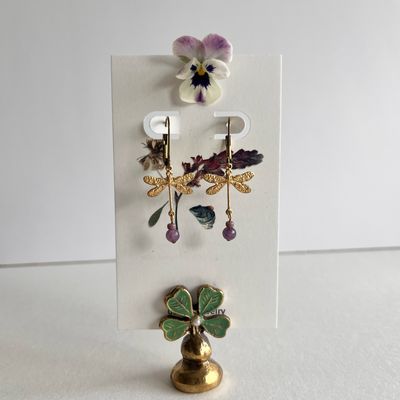 Dragonfly small  earrings