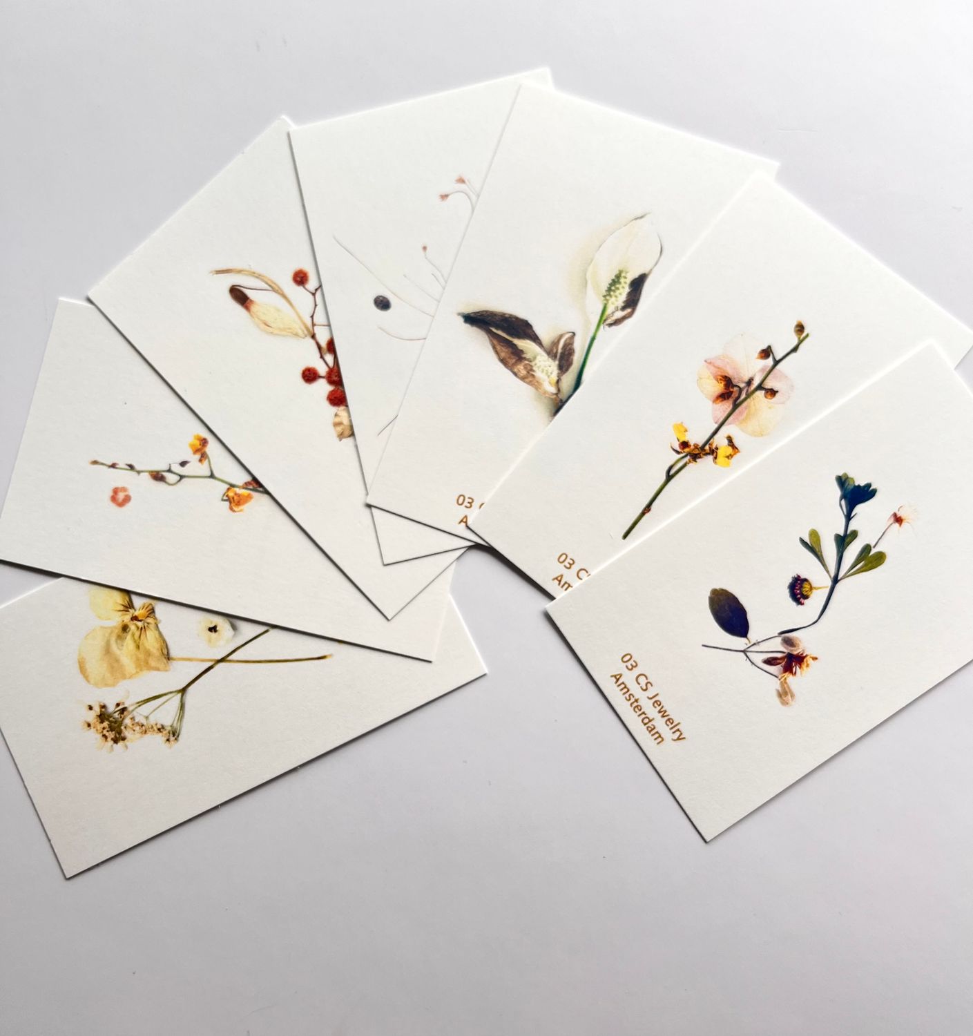 Flying swallow &amp; flower cup earrings