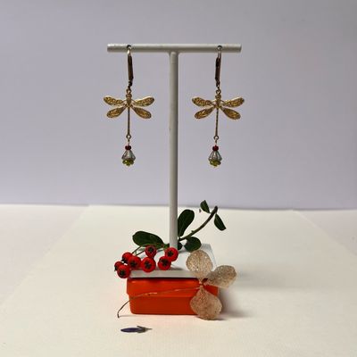 Dragonfly medium various colors earrings