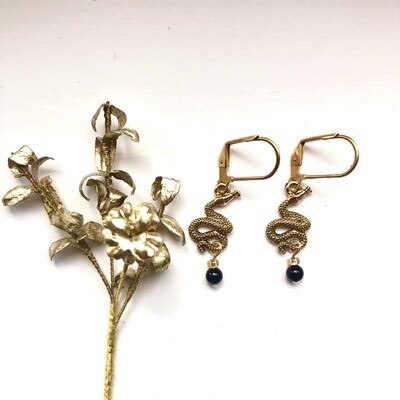 The rattle snake earrings
