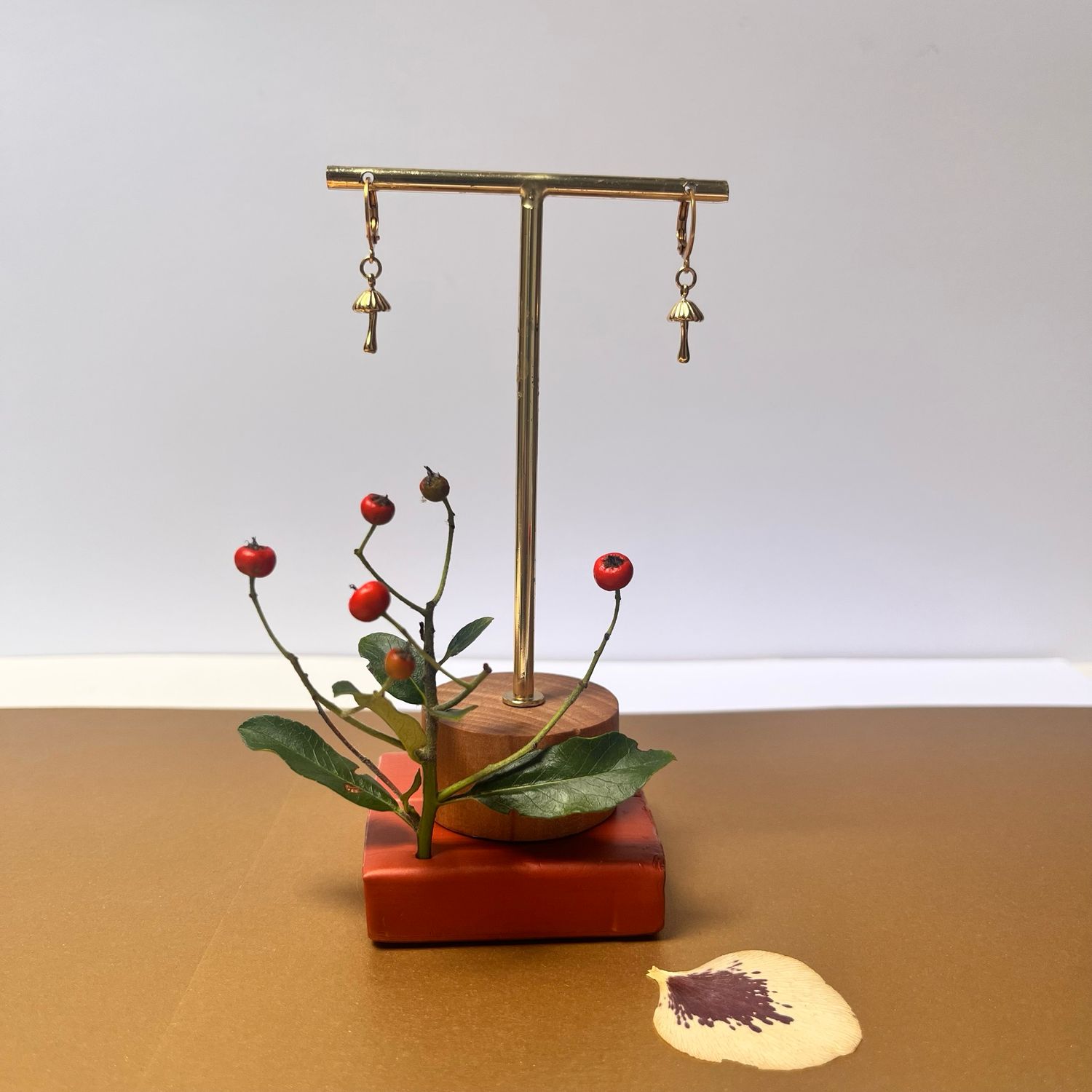 Petit mushrooms earrings