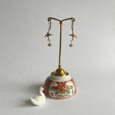 Flying swallows earrings