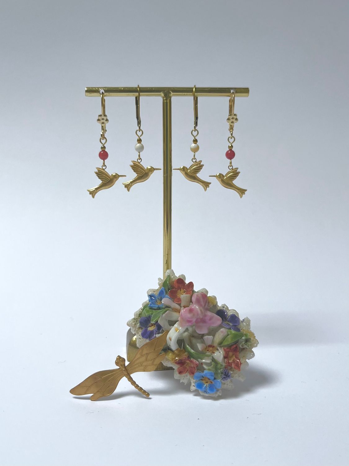 hummingbird earrings