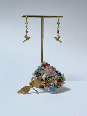 The hummingbird earrings