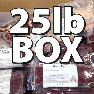 Prepacked Beef Box 25lb
