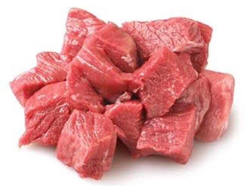 Cubed Lamb Meat 