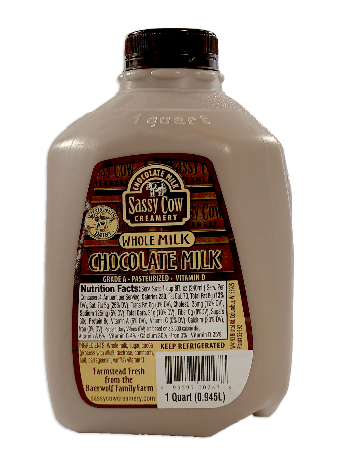 Chocolate Milk (Quart)