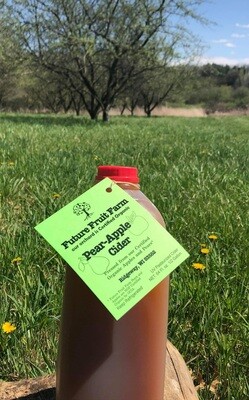 Pear-Apple Cider (1/2 Gallon) - Future Fruit Farm