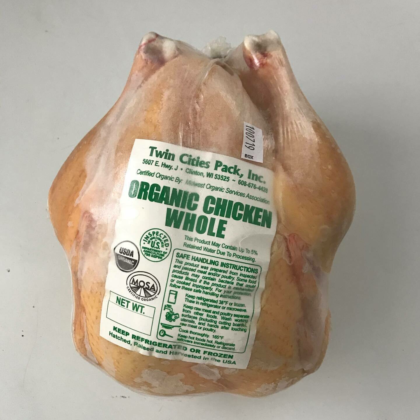 Whole Chicken, Choose Size of Chicken: 4.5-5 lb