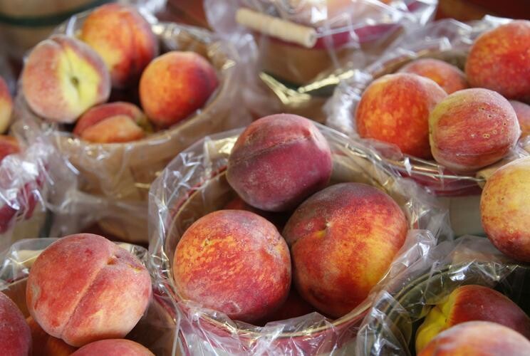 Peaches (lb) - Barnard Farms