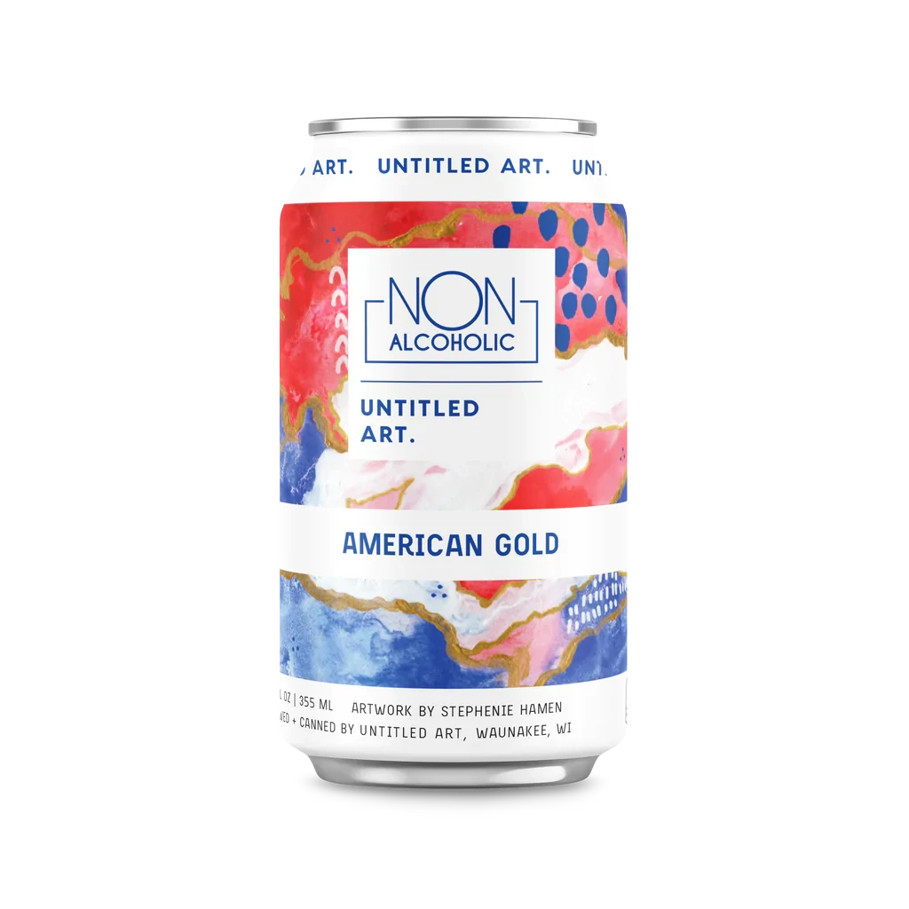 Non-Alcoholic Beer (6pk), Choose Variety: American Gold
