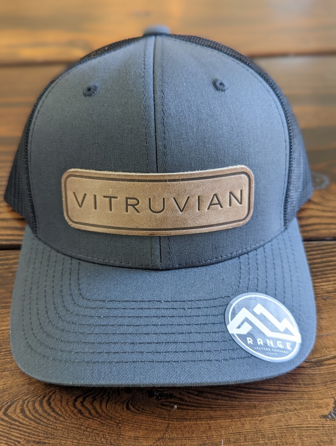 Vitruvian Leather Patch Hat