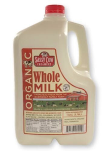 Organic Whole Milk (Gallon)