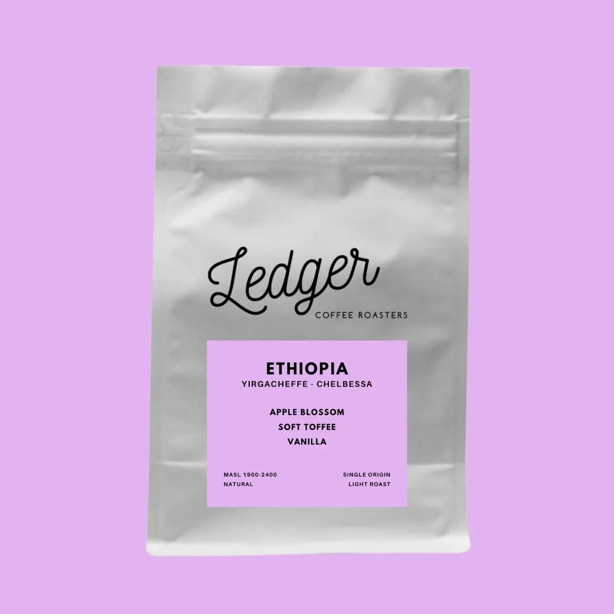 Ledger Coffee, Choose Variety: Ethiopia, Yirgacheffe-Chelbessa (Single Origin)