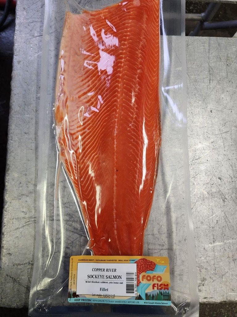 Copper River Sockeye Salmon Fillet