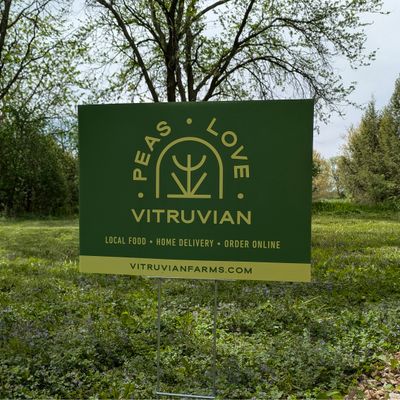 Yard Sign - Vitruvian