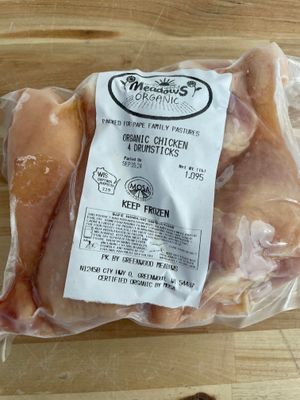 Organic Chicken Drumsticks (Bone-in/Skin-on)