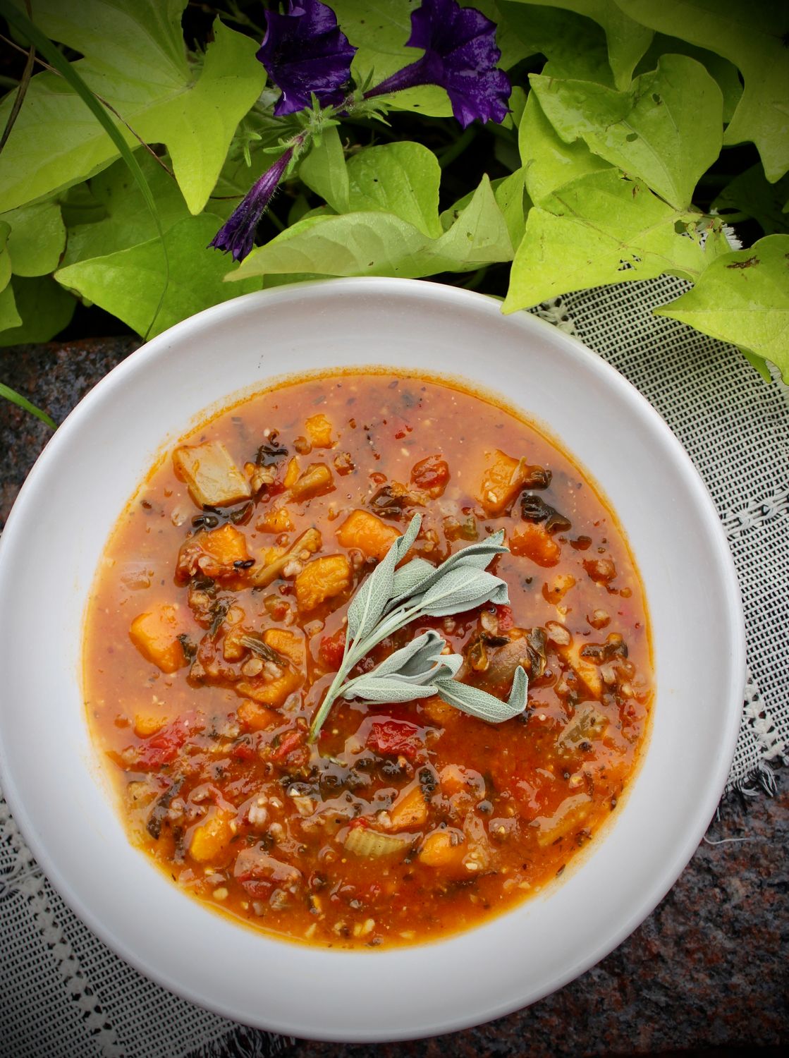Soups by Marigold Kitchen, Choose Type of Soup: Spiced Squash, Red Rice, &amp; Sage