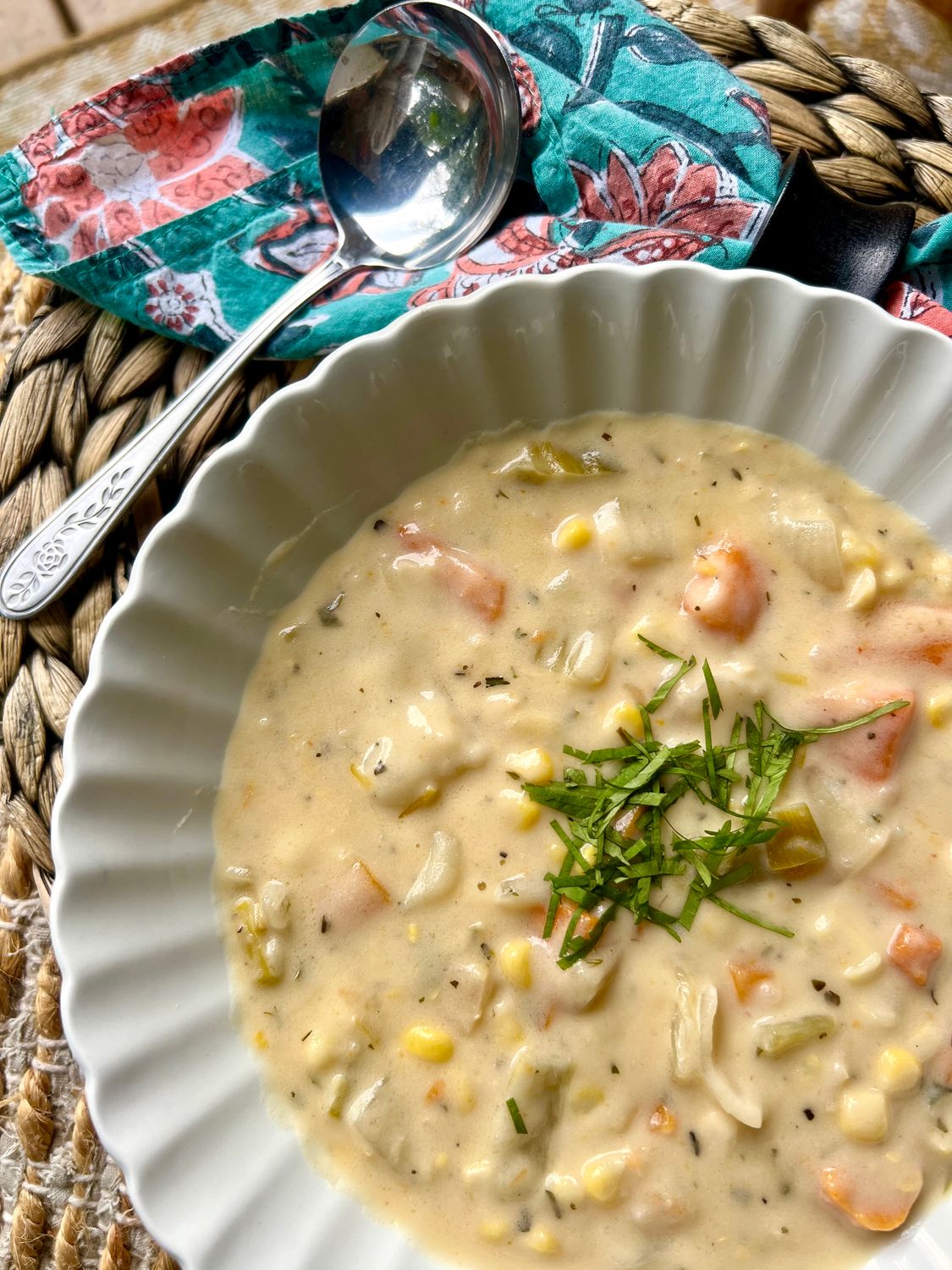 Soups by Marigold Kitchen, Choose Type of Soup: Sweet Corn &amp; Roasted Leek Chowder