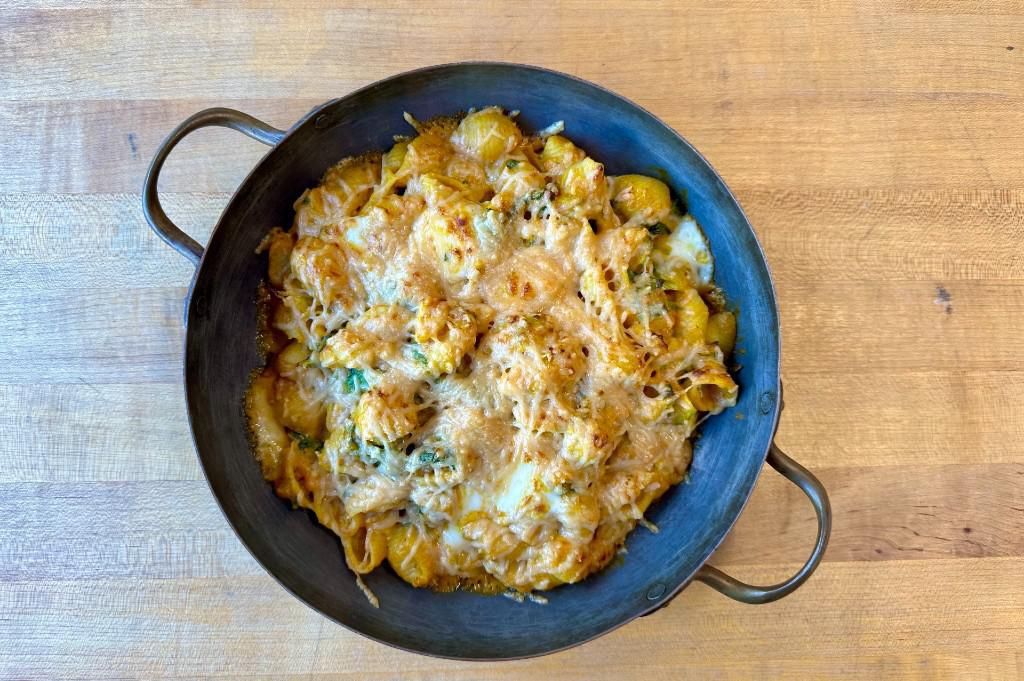 Meal for Two, Choose Meal Option: Cheesy Baked Pumpkin Pasta