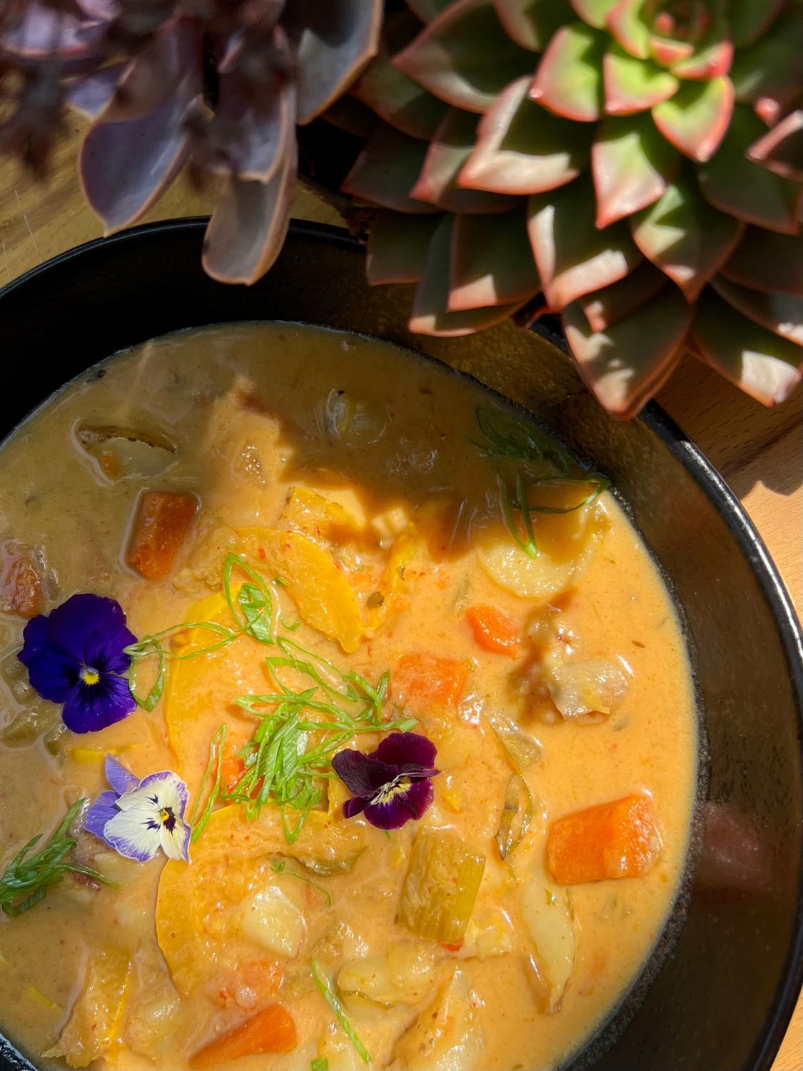 Soups by Marigold Kitchen, Choose Type of Soup: Red Curried Squash, Potato, &amp; Basil