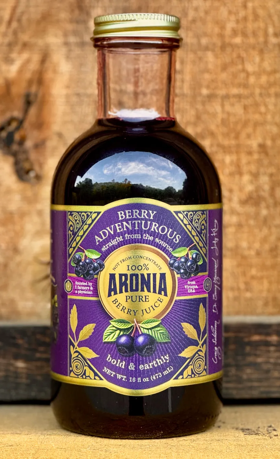 Aronia Berry Juice (16oz)